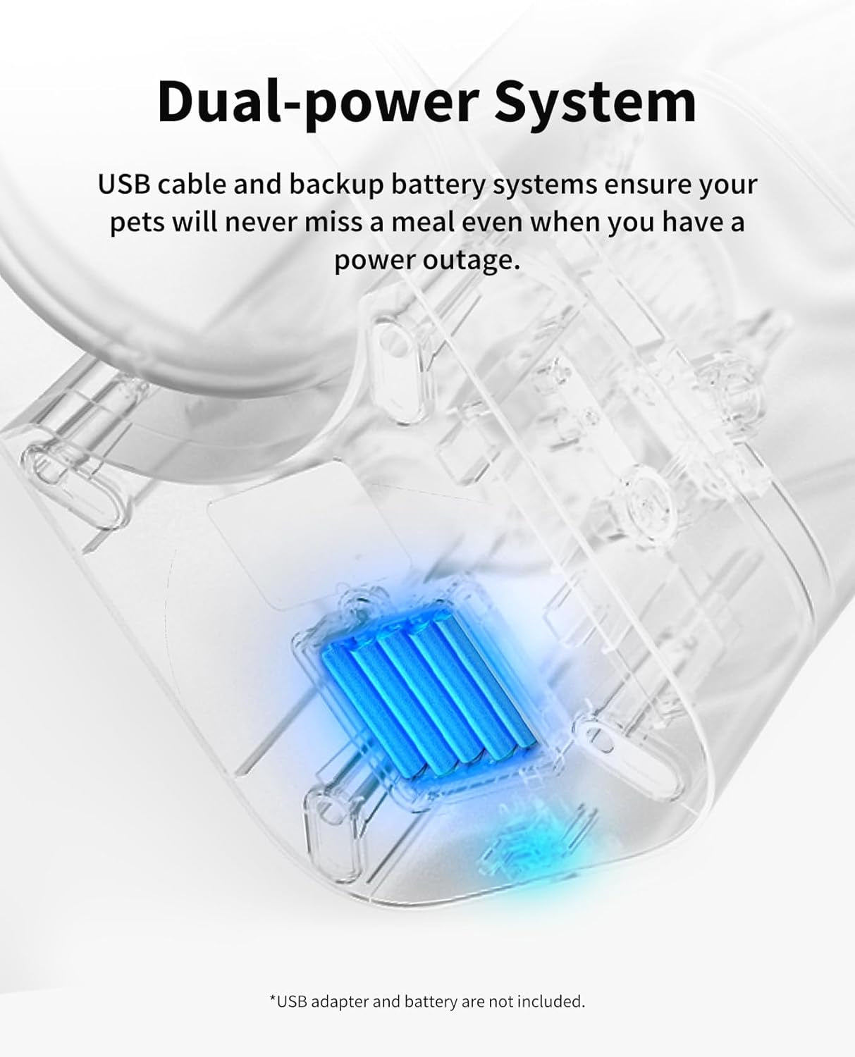 Automatic Cat Feeder, 2.4G Wifi Automatic Dog Feeder, App Control Pet Food Dispenser with Triple Fresh-Lock System, up to 10 Meals per Day, Schedule Feeding, Food Shortage Alert, 3L Capacity