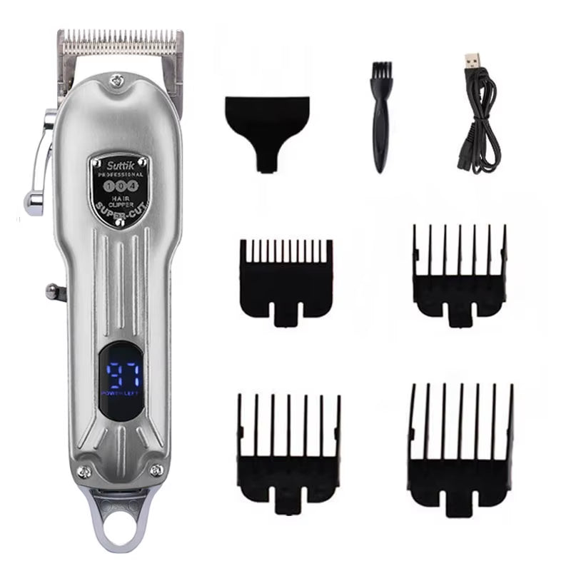 🐾 Pawsome-Trim Pro: All-Metal Professional Pet Clipper