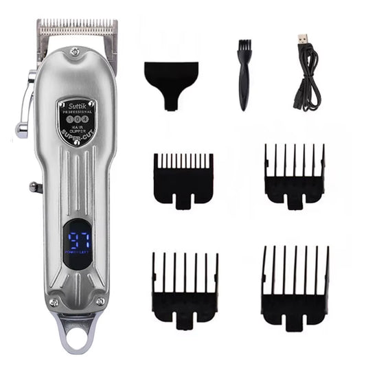 🐾 Pawsome-Trim Pro: All-Metal Professional Pet Clipper