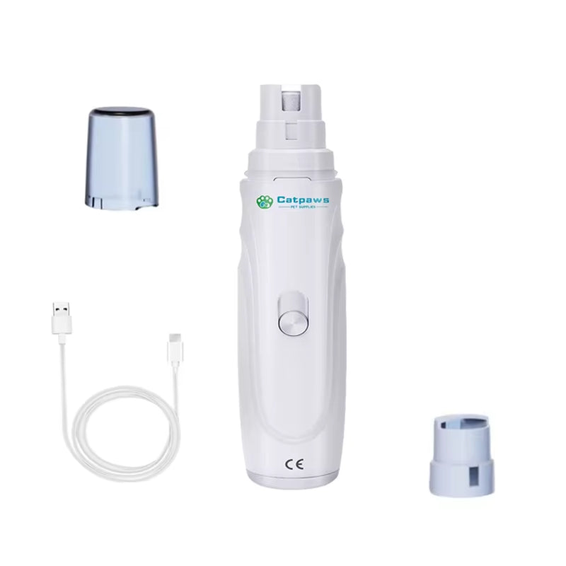 Catpaws™ Professional Ultra-Quiet Pet Nail Grinder - 2-Speed Rechargeable Trimmer for Dogs & Cats