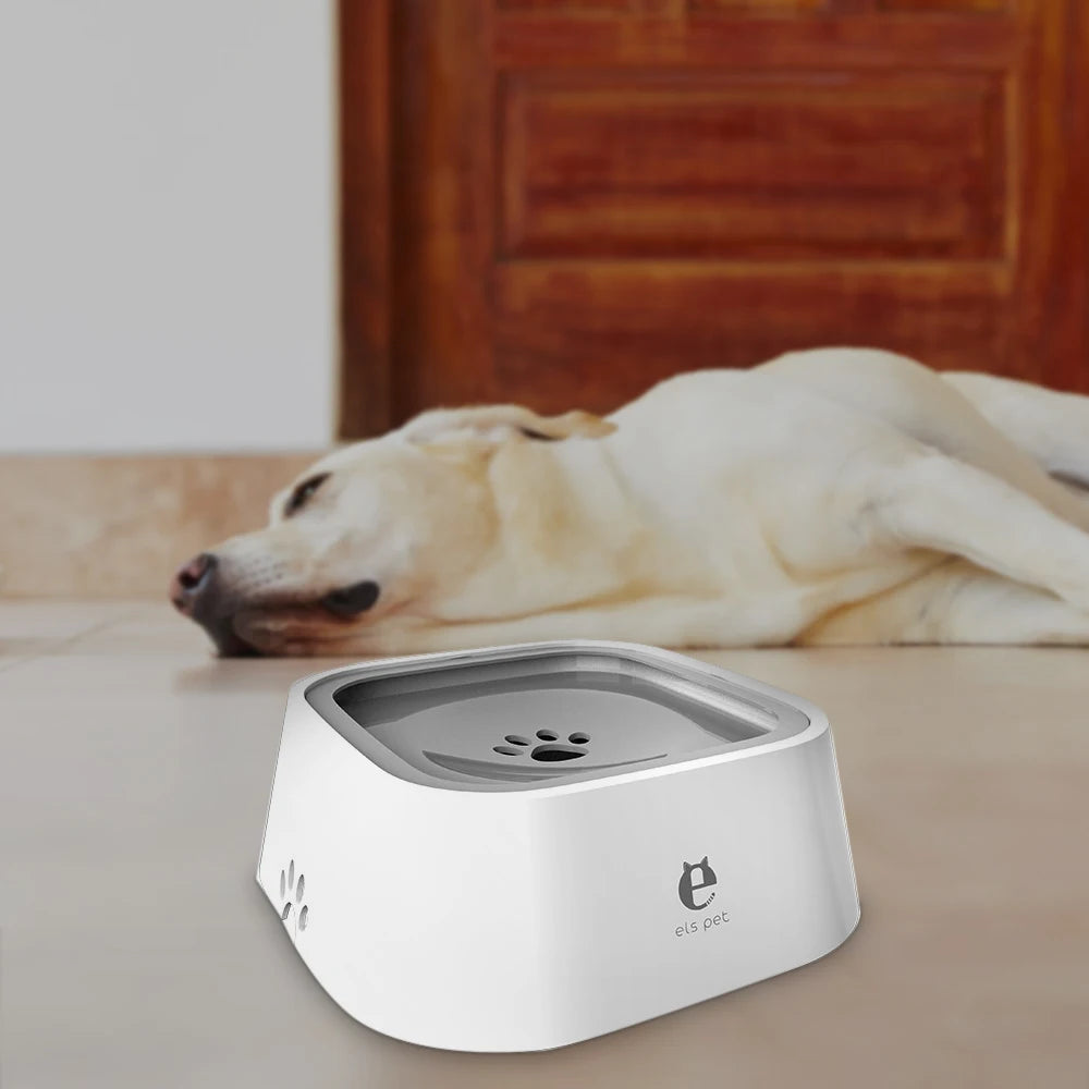 PurelyPawsome No-Spill Floating Pet Water Bowl – 1.5L Anti-Gulping Dispenser for Dogs & Cats