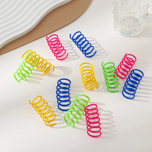 🐾 Vibrant Bouncy Springs – Interactive 4-Pack for Cats