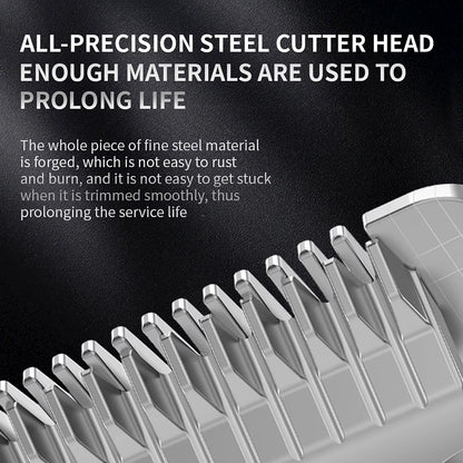 🐾 Pawsome-Trim Pro: All-Metal Professional Pet Clipper