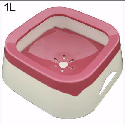 PurelyPawsome No-Spill Floating Pet Water Bowl – 1.5L Anti-Gulping Dispenser for Dogs & Cats