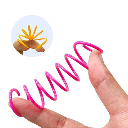 🐾 Vibrant Bouncy Springs – Interactive 4-Pack for Cats