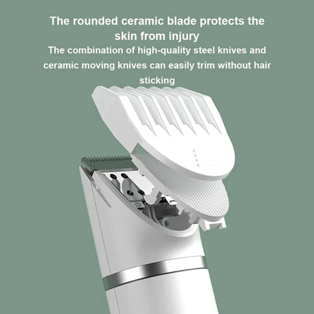 4-in-1 Multi-Functional Electric Dog Clippers – Cordless Low-Noise Shaver & Professional Grooming Tool Set
