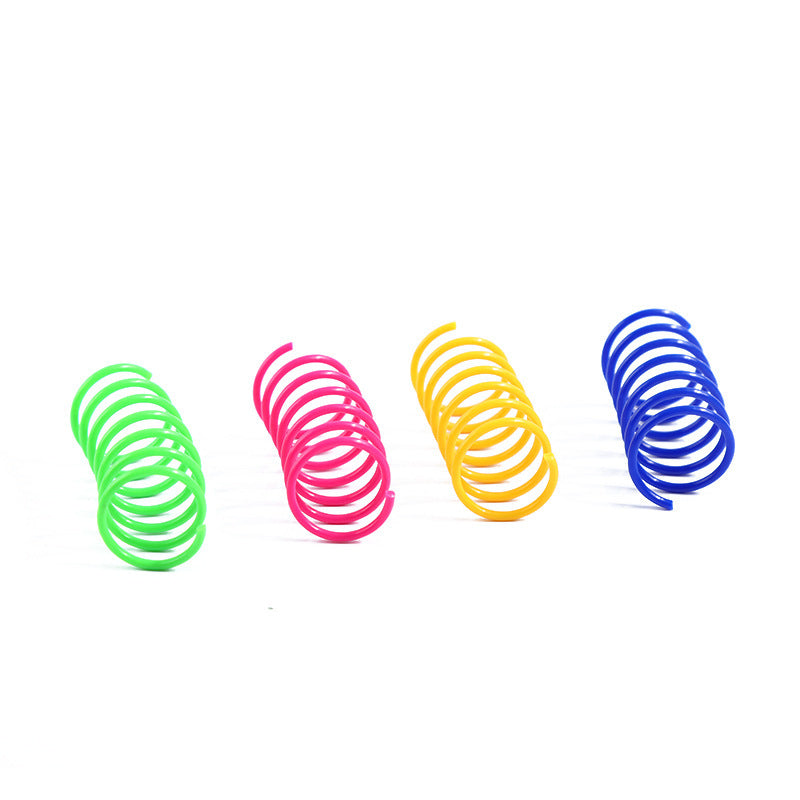 🐾 Vibrant Bouncy Springs – Interactive 4-Pack for Cats