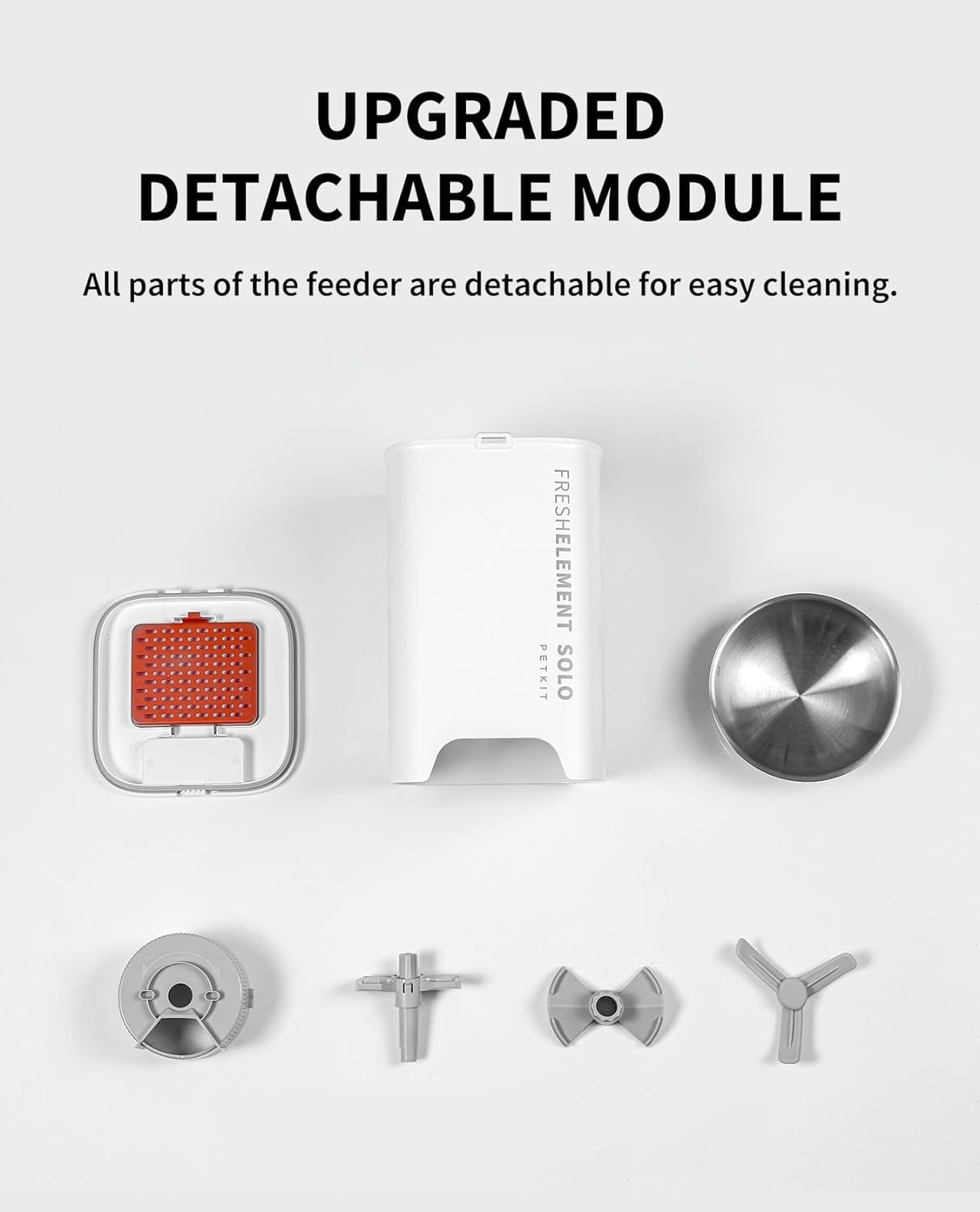 Automatic Cat Feeder, 2.4G Wifi Automatic Dog Feeder, App Control Pet Food Dispenser with Triple Fresh-Lock System, up to 10 Meals per Day, Schedule Feeding, Food Shortage Alert, 3L Capacity